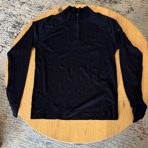 Fabletics Black Men's Training Quarter Zip